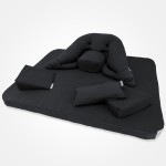 Large Meditation Cushion, Mat, wedges and hand cushion set